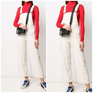 LEVIS RIBCAGE CORDUROY OVERALL CREAME 29